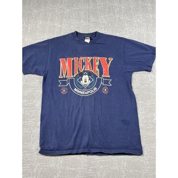 Disney Other - Vintage Mickey Mouse Disney 90s Minneapolis T-Shirt USA Sz Large